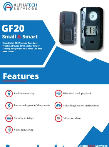 Gf20/Gf07 Magnetic GPS Tracker Combo