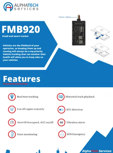 Teltonika Fmb920 GPS Tracking Device in Indore